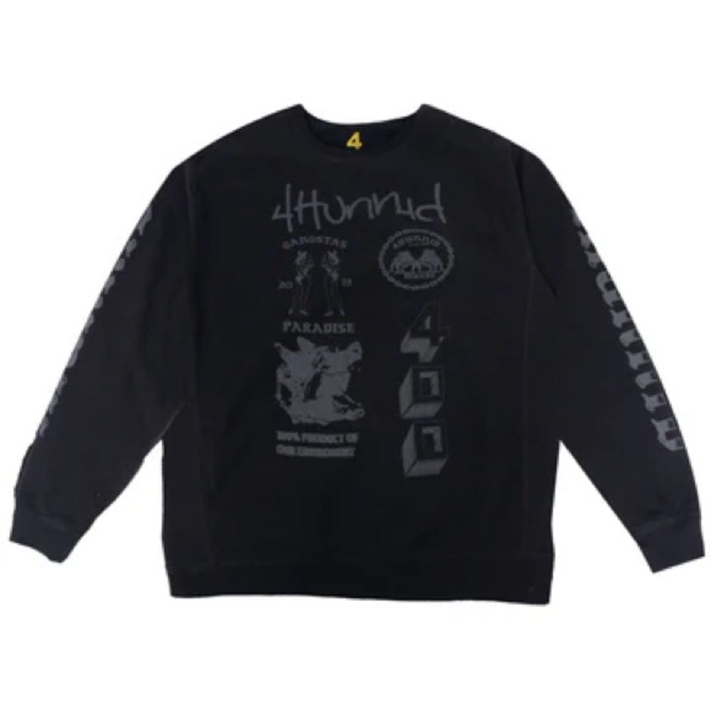 UNISEX 4HUNNID ALL OVER CREWNECK